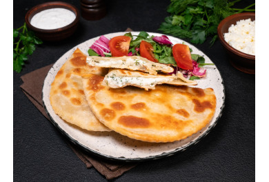Cheese And Herbs Chebureki 