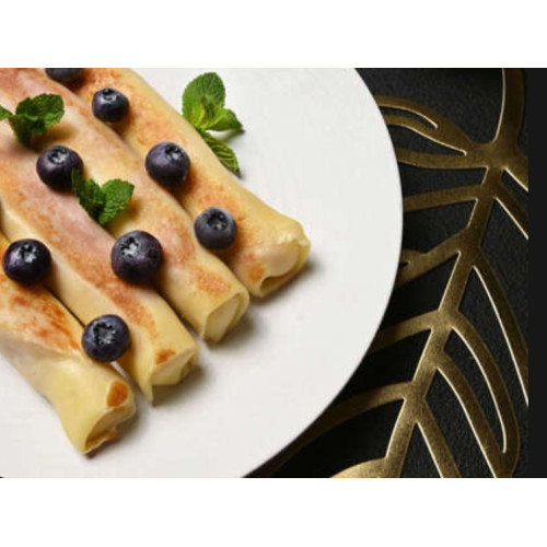 Cheese & Blueberry Crepes