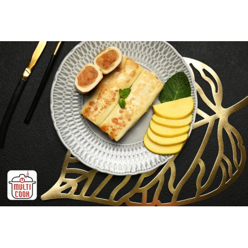 Caramelized Apple Crepes – Thin Pancakes with Apples & Cinnamon