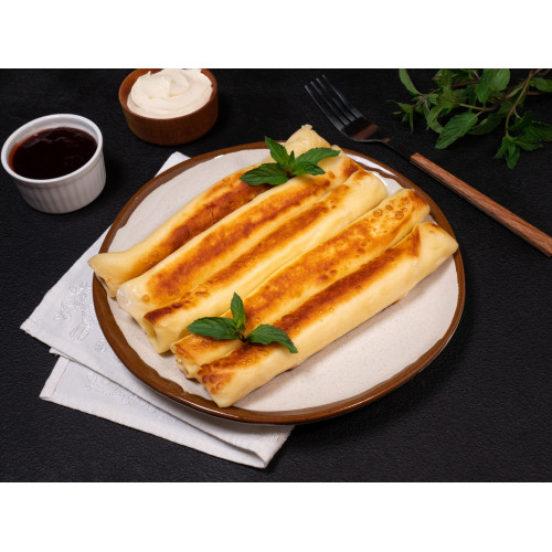 Sweet Cheese Crepes – Thin Pancakes with Sweet Vanilla Cheese