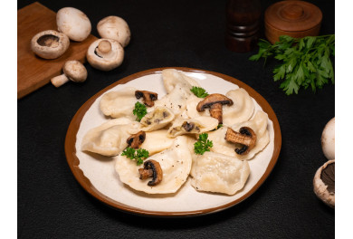 Cabbage and mushroom pierogy