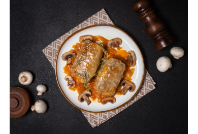 Mushroom cabbage rolls