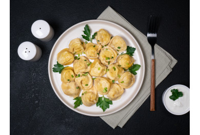 Corn-flour chicken dumplings