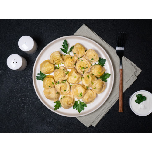 Corn-flour chicken dumplings