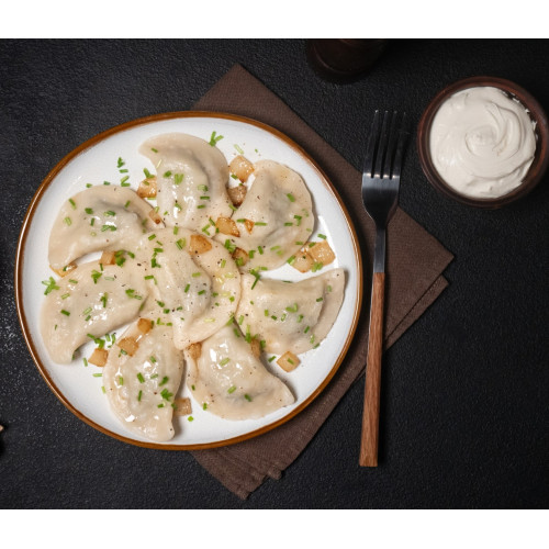 Potatoto & liver pierogi