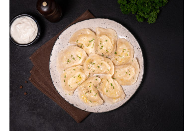 Potato and onion pierogi