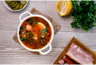 Solyanka | Hearty Meat Soup