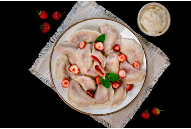 Sweet Strawberry Pierogi