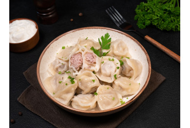 Turkey meat dumplings